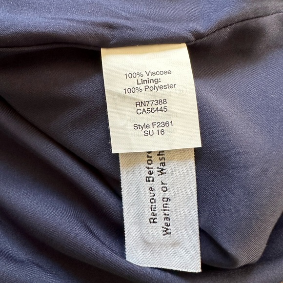 Madewell Tassel Tie Maxi Dress, Navy Blue, size 12, Excellent Condition - Picture 6 of 11